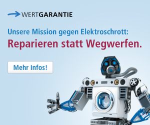 Wertgarantie Banner - Reparieren statt Wegwerfen