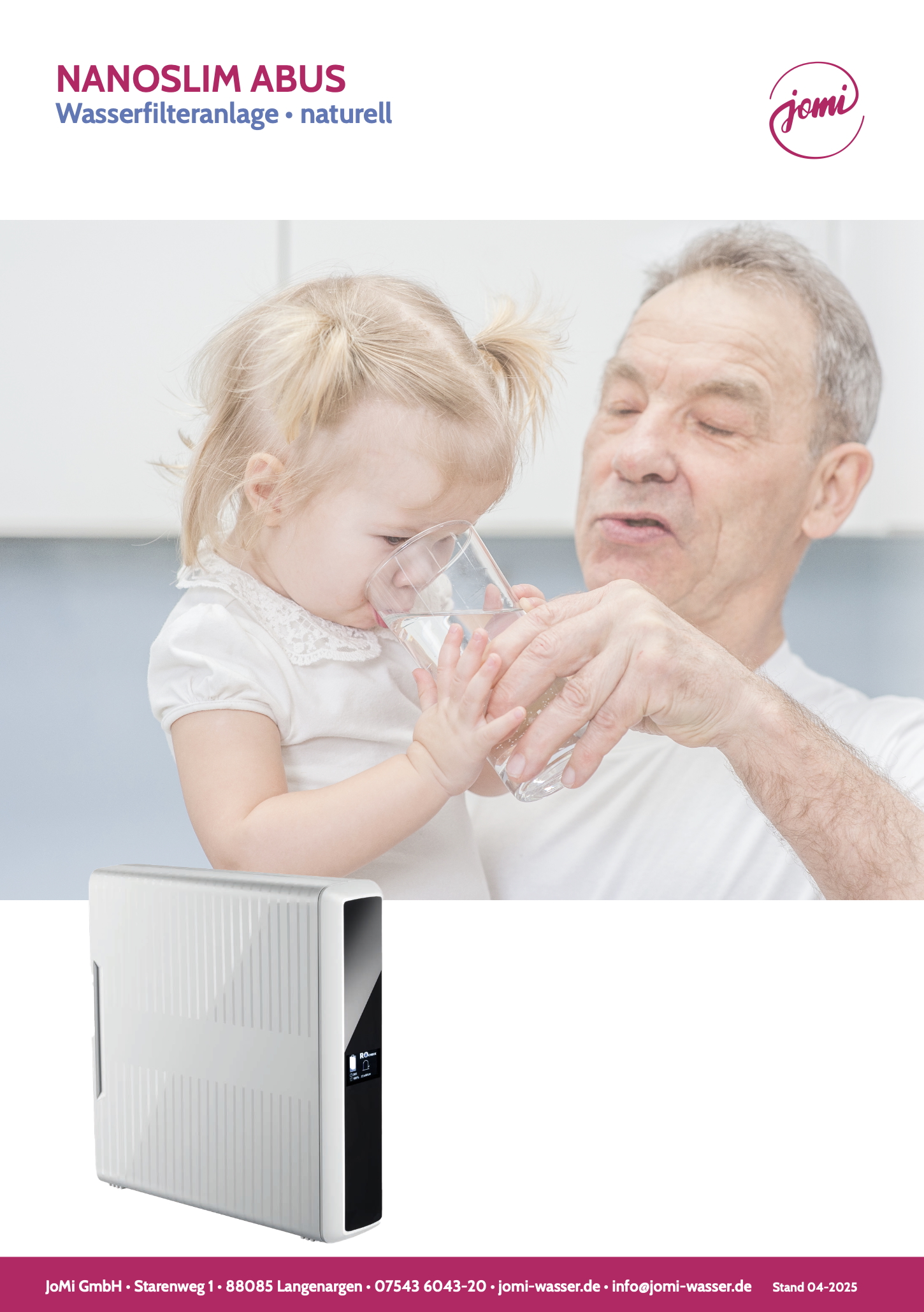 JoMi NanoSlim Abus Broschüre Cover